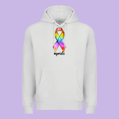 Pride Ribbon Premium Hoodie Designed By Texasbilliewilder