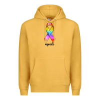 Mustard pride ribbon Premium Hoodie - texasbilliewilder