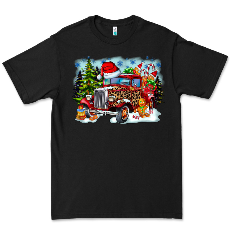 Christmas Truck Premium Tee by CowhideDigitalArt | Teevron