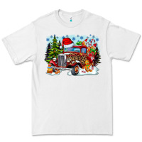 White Christmas truck Premium Tee - CowhideDigitalArt