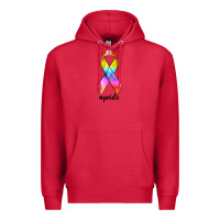 Cardinal pride ribbon Premium Hoodie - texasbilliewilder