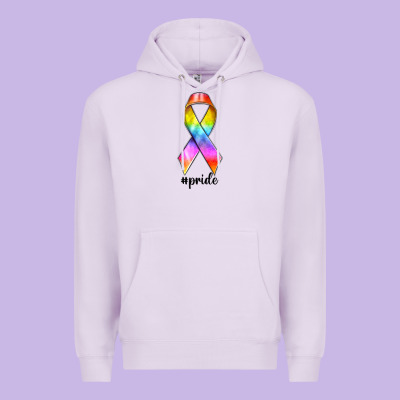 Pride Ribbon Premium Hoodie Designed By Texasbilliewilder