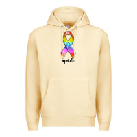 Pina Colada pride ribbon Premium Hoodie - texasbilliewilder