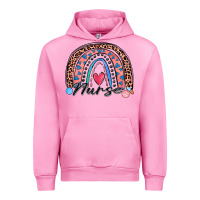 Fuchsia Pink nurse rainbow Urban Hoodie - Zillion Design Studio
