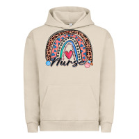 Pigment French Oak nurse rainbow Urban Hoodie - Zillion Design Studio