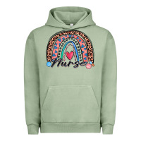 Pigment Oil Green nurse rainbow Urban Hoodie - Zillion Design Studio