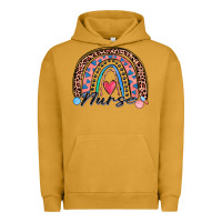 Pigment Peanut Butter nurse rainbow Urban Hoodie - Zillion Design Studio