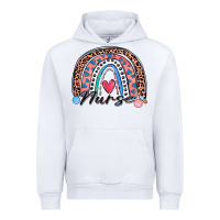 White nurse rainbow Urban Hoodie - Zillion Design Studio