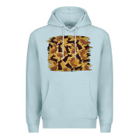 Blue Mist Bunny Pattern Premium Hoodie - RanaPortraitStore