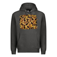 Charcoal Heather Bunny Pattern Premium Hoodie - RanaPortraitStore