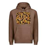 Chestnut Bunny Pattern Premium Hoodie - RanaPortraitStore