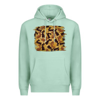 Seafoam Bunny Pattern Premium Hoodie - RanaPortraitStore