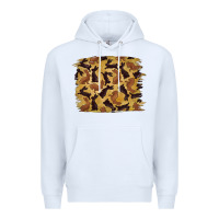 White Bunny Pattern Premium Hoodie - RanaPortraitStore