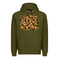 Army Green Bunny Pattern Premium Hoodie - RanaPortraitStore