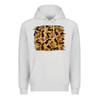 Dove Grey Bunny Pattern Premium Hoodie - RanaPortraitStore