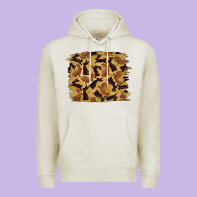 Bunny Pattern Premium Hoodie Designed By Ranaportraitstore
