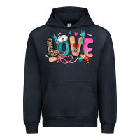 Navy love nurse Urban Hoodie - Zillion Design Studio