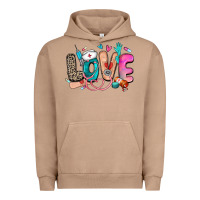 Pigment Burro love nurse Urban Hoodie - Zillion Design Studio