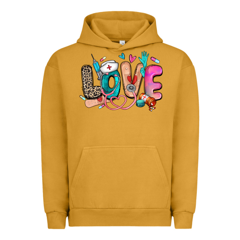 Love Nurse Urban Hoodie by Zillion Design Studio | Teevron