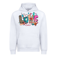 White love nurse Urban Hoodie - Zillion Design Studio