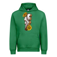 Emerald sport baseball  lightning bolt Urban Hoodie - texasbilliewilder