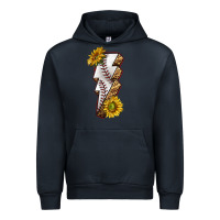 Navy sport baseball  lightning bolt Urban Hoodie - texasbilliewilder