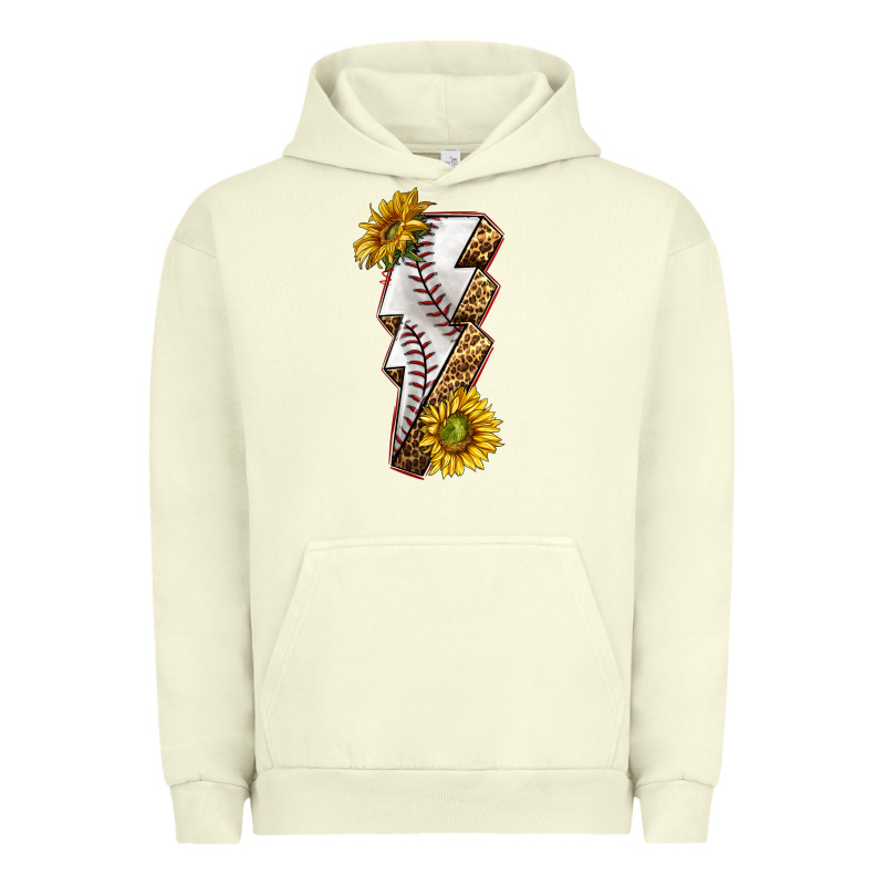 Sport Baseball  Lightning Bolt Urban Hoodie by texasbilliewilder | Teevron