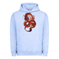 Pigment Grape Ice red dragon Urban Hoodie - RanaPortraitStore