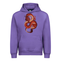 Tulip red dragon Urban Hoodie - RanaPortraitStore