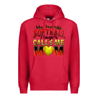 Cardinal my favorite softball player calls me mom Premium Hoodie - Zillion Design Studio