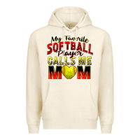 Tofu my favorite softball player calls me mom Premium Hoodie - Zillion Design Studio