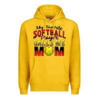 Lemon my favorite softball player calls me mom Premium Hoodie - Zillion Design Studio