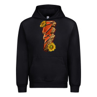 Black sport basketball lightning bolt Urban Hoodie - texasbilliewilder