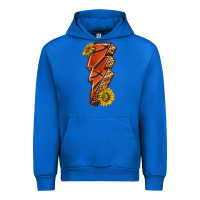 Cobalt sport basketball lightning bolt Urban Hoodie - texasbilliewilder