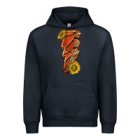 Navy sport basketball lightning bolt Urban Hoodie - texasbilliewilder