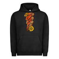 Pigment Black sport basketball lightning bolt Urban Hoodie - texasbilliewilder