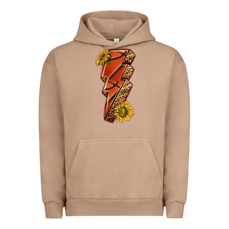 Sport Basketball Lightning Bolt Urban Hoodie by texasbilliewilder | Teevron