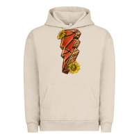 Pigment French Oak sport basketball lightning bolt Urban Hoodie - texasbilliewilder