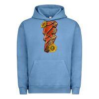 Pigment Pebble Blue sport basketball lightning bolt Urban Hoodie - texasbilliewilder
