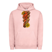 Pigment Salmon sport basketball lightning bolt Urban Hoodie - texasbilliewilder