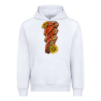 White sport basketball lightning bolt Urban Hoodie - texasbilliewilder
