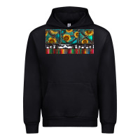 Black Rusty Sunflowers with Cowhide and Turquoise Urban Hoodie - RanaPortraitStore