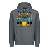 Rock my favorite lacrosse player calls me mom Premium Hoodie - Zillion Design Studio