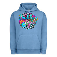 Pigment Pebble Blue daddy's girl Urban Hoodie - Zillion Design Studio