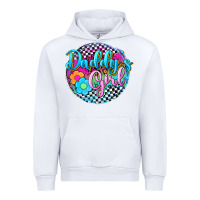 White daddy's girl Urban Hoodie - Zillion Design Studio