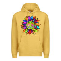 Antique Gold pride sunflower Premium Hoodie - texasbilliewilder