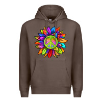 Coffee pride sunflower Premium Hoodie - texasbilliewilder