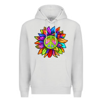 Dove Grey pride sunflower Premium Hoodie - texasbilliewilder
