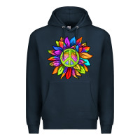 Navy pride sunflower Premium Hoodie - texasbilliewilder