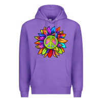 Purple pride sunflower Premium Hoodie - texasbilliewilder